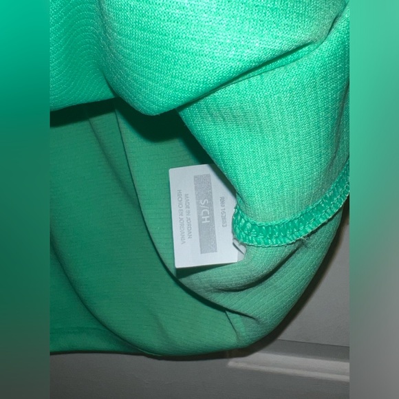 Size small green activewear athletic racerback breathable mesh tank top - Picture 6 of 7